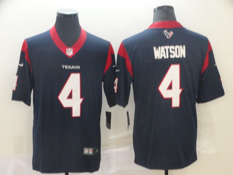 Men Houston Texans #4 Watson Blue Nike Vapor Untouchable Limited Player NFL Jerseys->women nfl jersey->Women Jersey